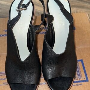 1. State Black Leather Sandals